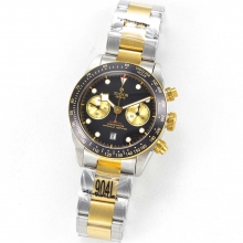 tudor blackbay chronograph twotone 7750