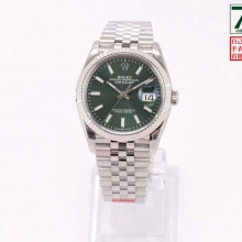 DJ 36mm Jubilee steel leaf green VSF VS3235